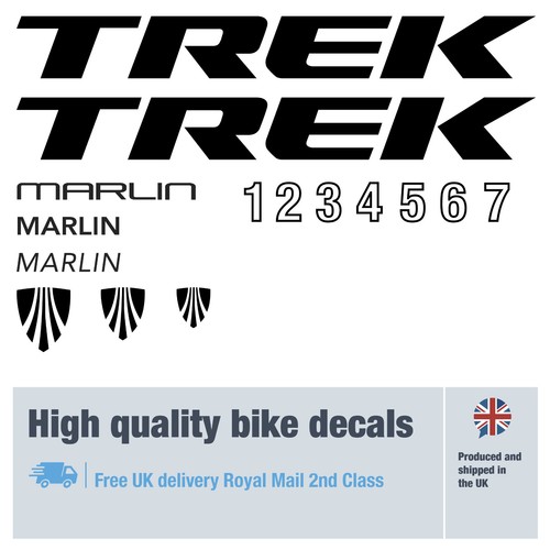 Trek marlin bike - marlin, decals